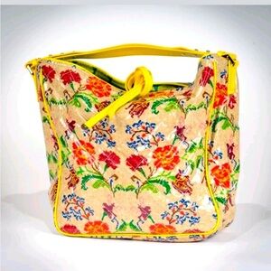 VERA BRADLEY FOLKLORIC FENWICK HOBO TOTE